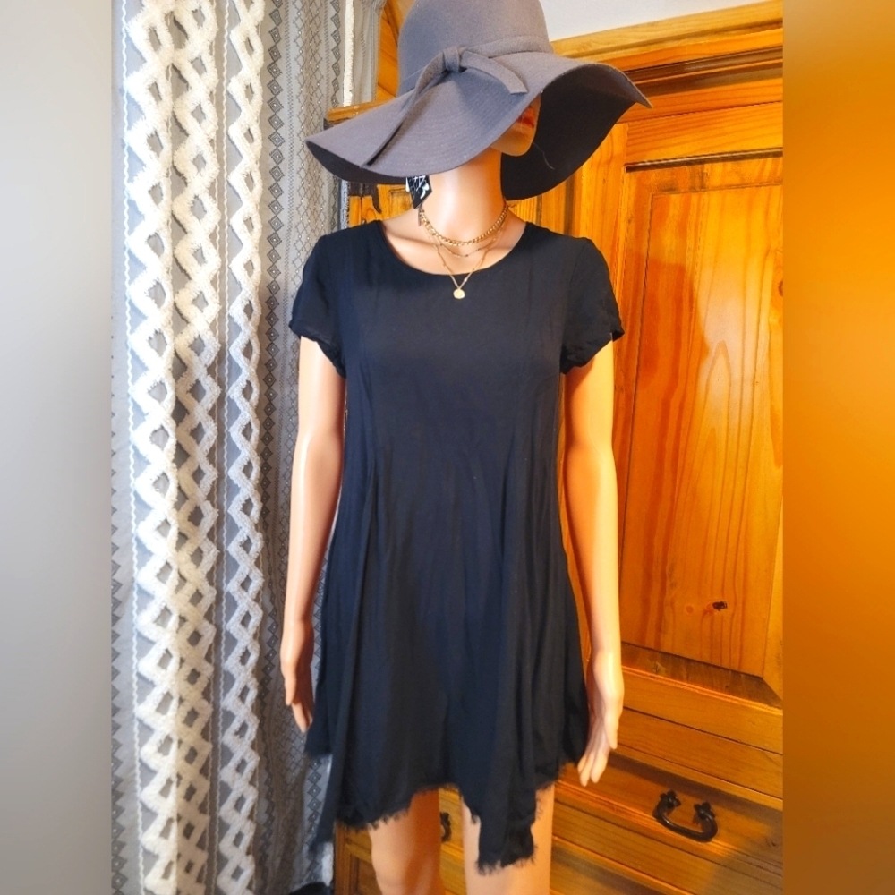 Silence+Noise Navy, Flowy Dress